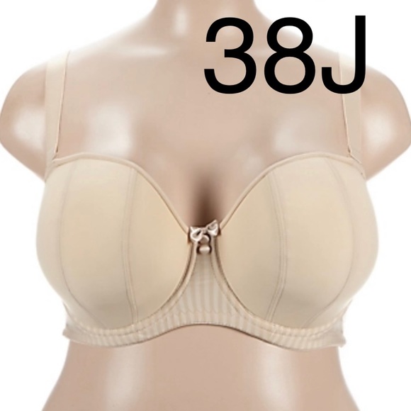 Curvy Kate Nude Strapless Bra 38J US - Picture 1 of 7